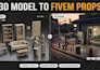 convert 3d model to fivem peds gta 5 ped addon peds custom ped rigging  mods